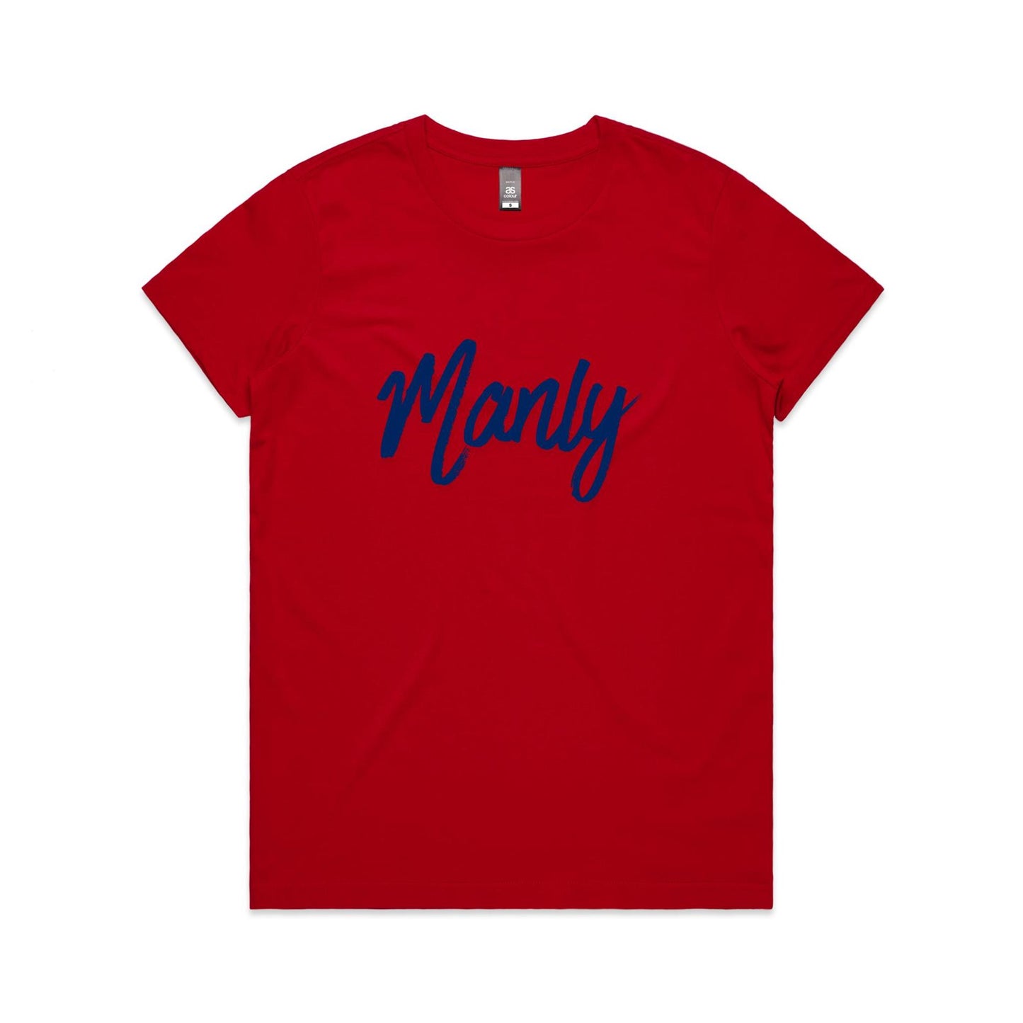 Lost Manly Custom Logo Manly Edition AS Colour Women's Maple Tee - Lost Manly Shop