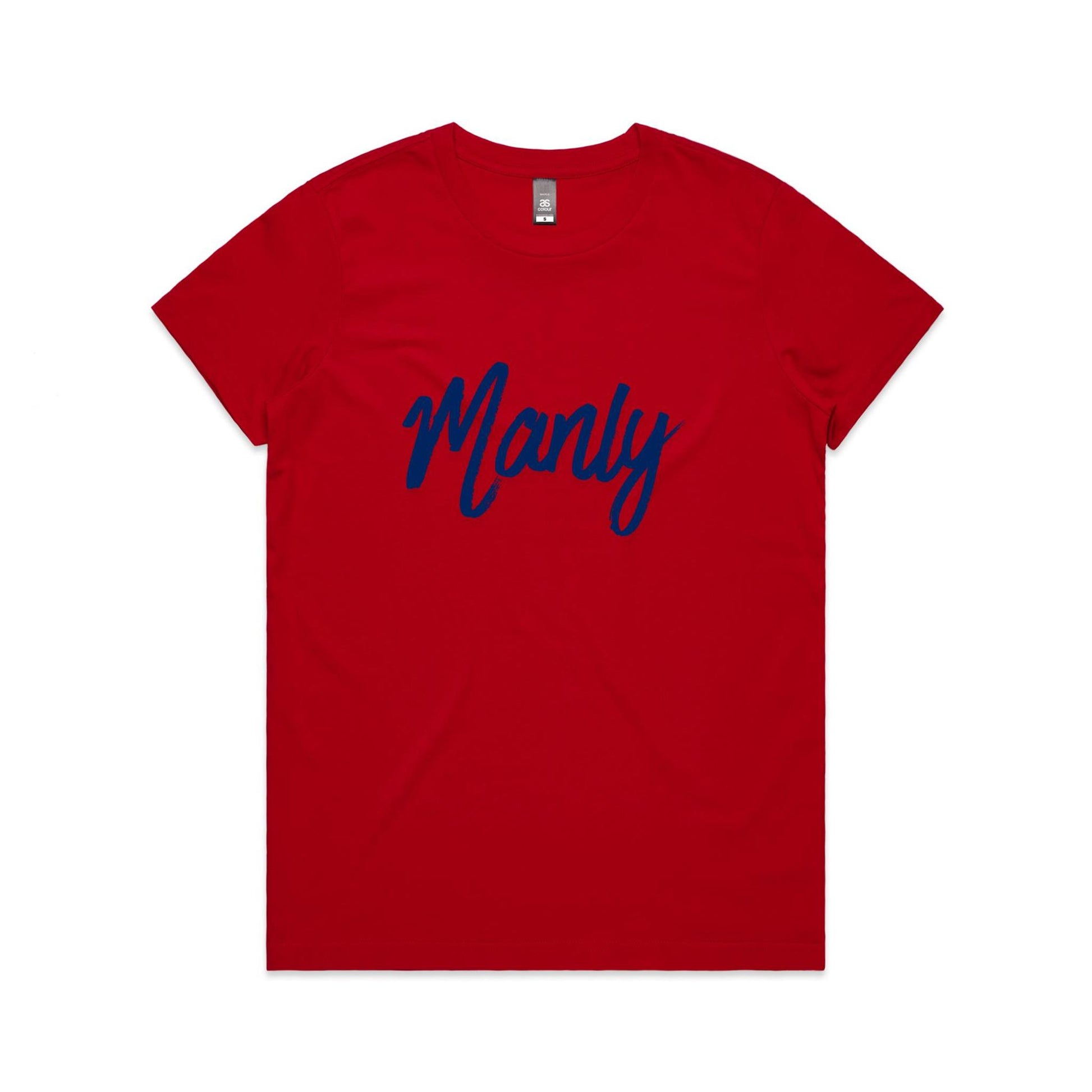 Lost Manly Custom Logo Manly Edition AS Colour Women's Maple Tee - Lost Manly Shop