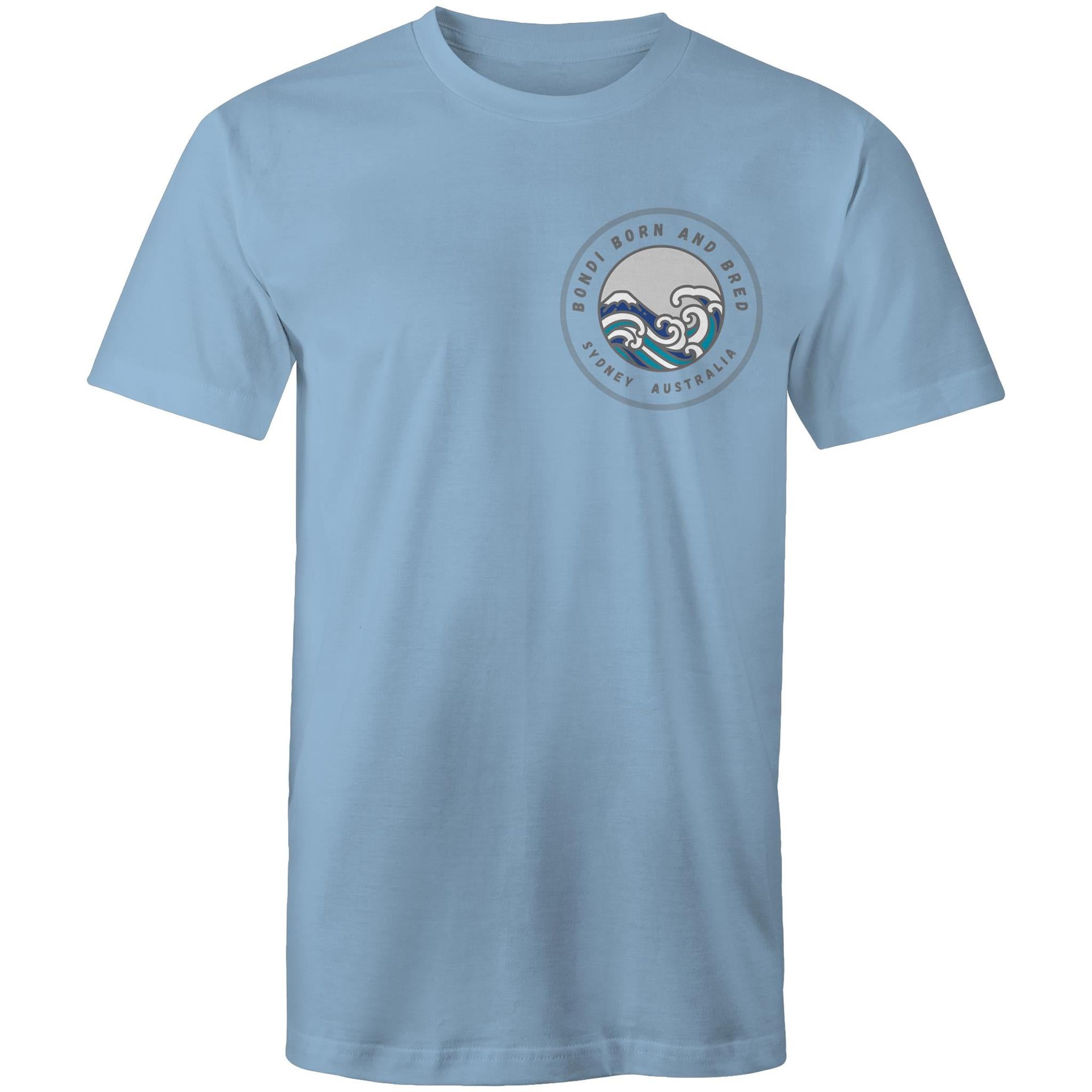 AS Colour Staple - Mens T-Shirt Bondi Born and Bred custom logo front Ogo Merch