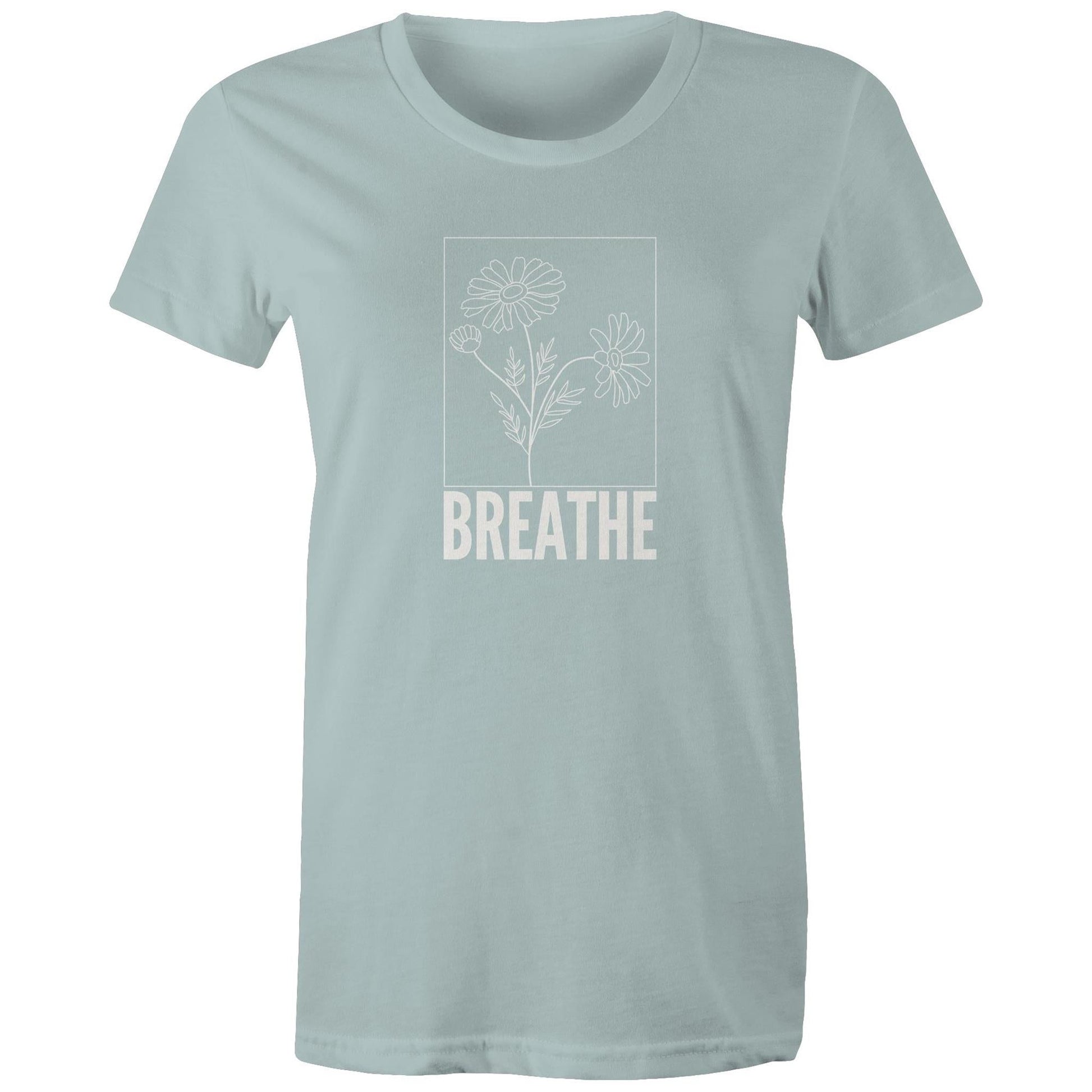 Women's Maple Tee Breathe Logo Print 