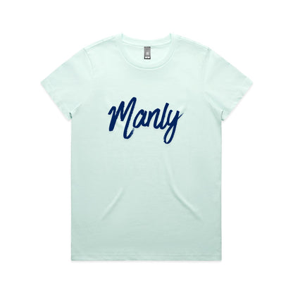 Lost Manly Custom Logo Manly Edition AS Colour Women's Maple Tee - Lost Manly Shop
