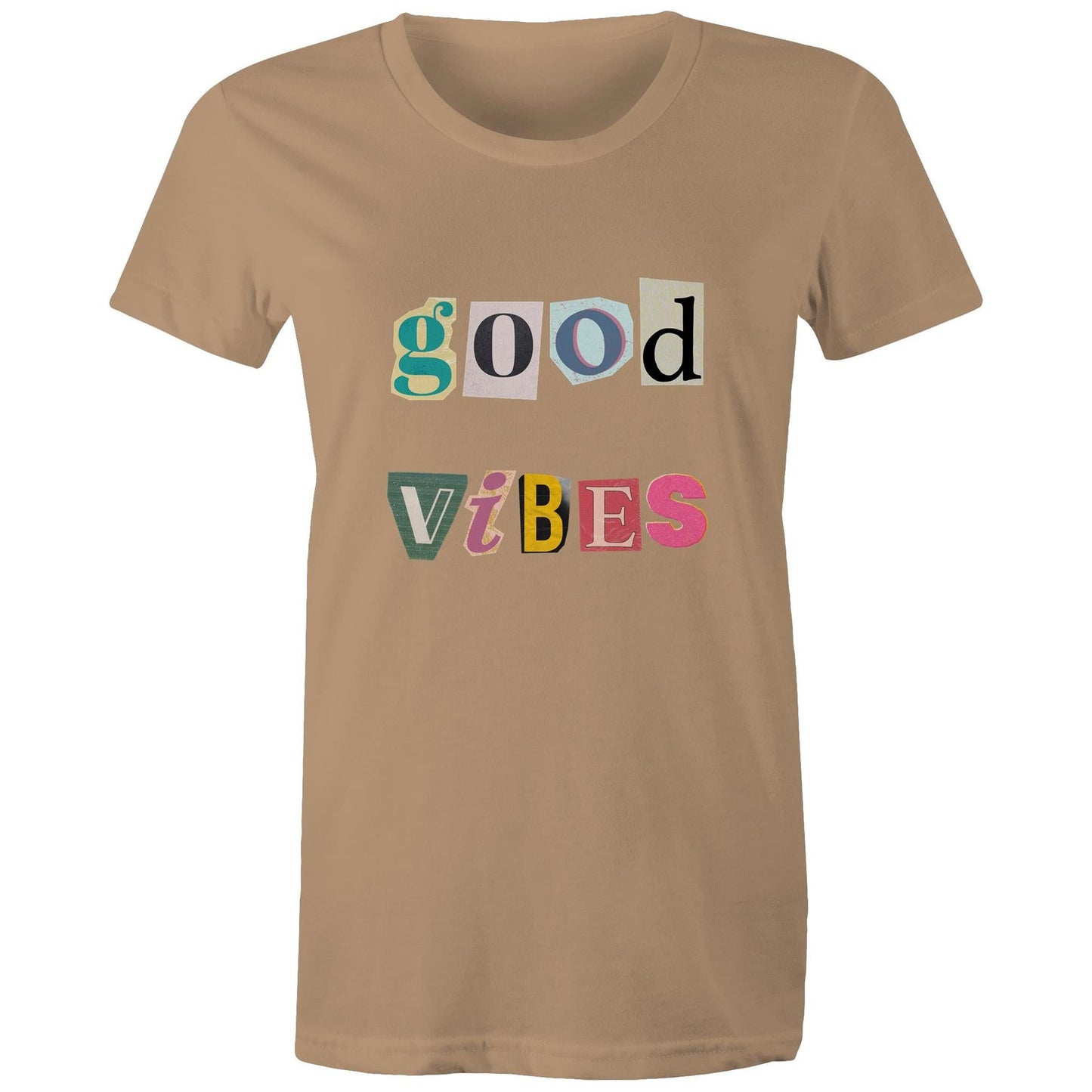 Women's Maple Tee Good Vibes 