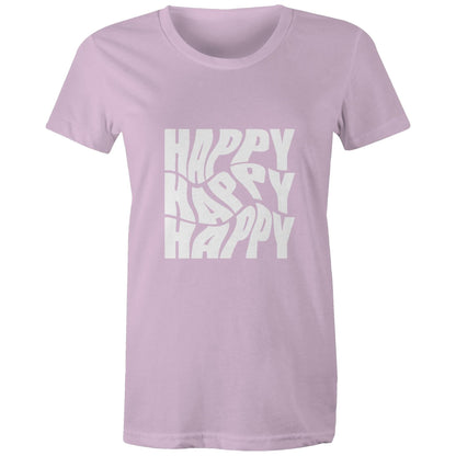 Women's Maple Tee Happy 