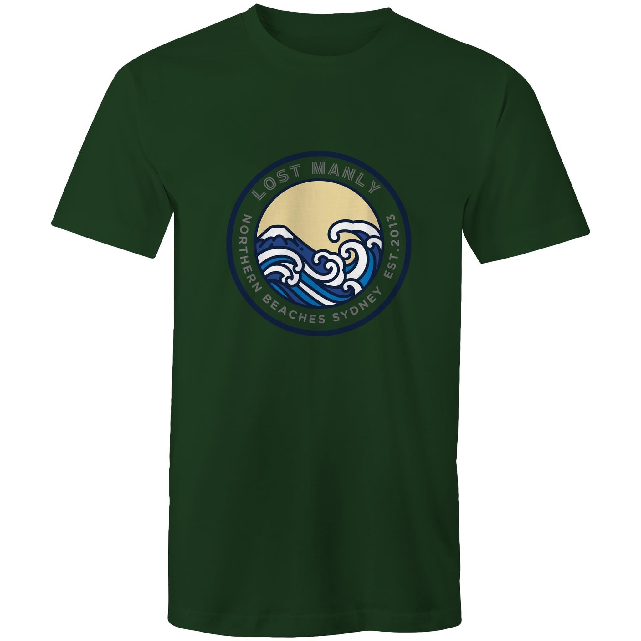 Lost Manly Northern Beaches Sydney Australia Printed Logo T-Shirt Ogo Merch