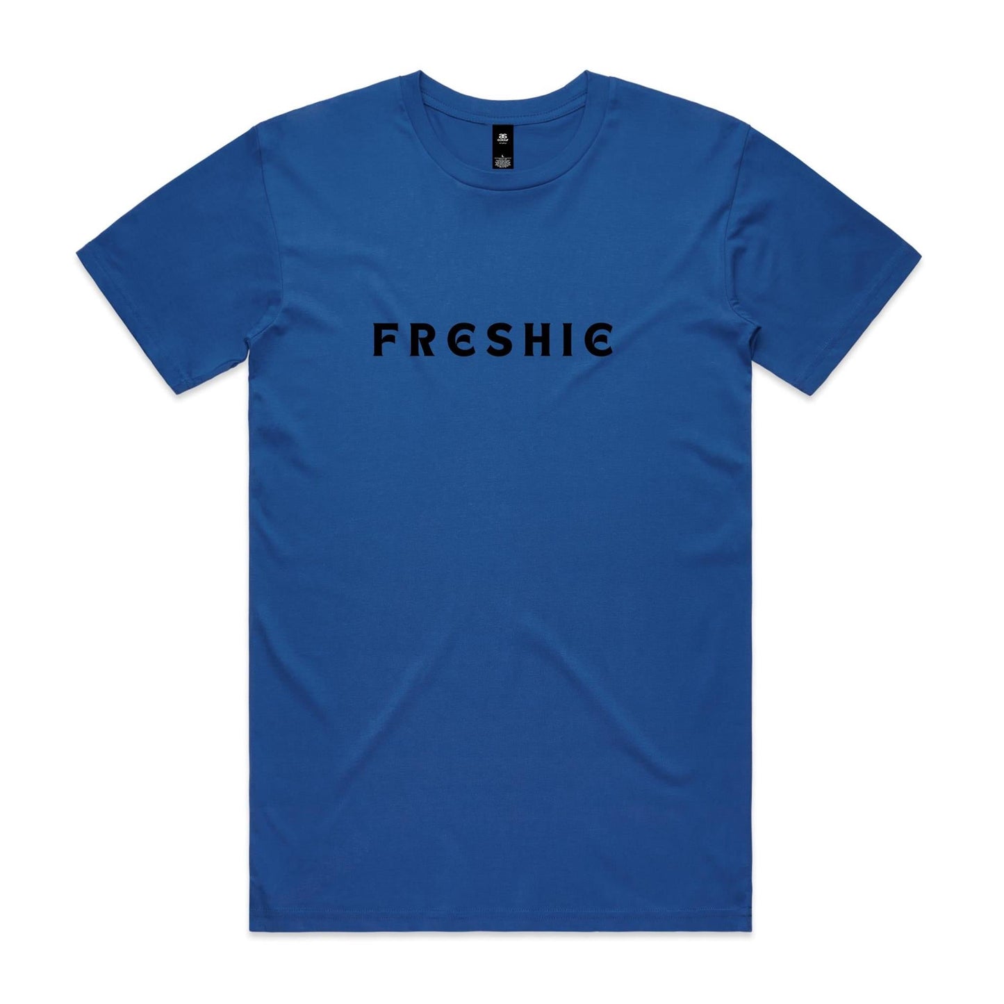 AS Colour Staple Tee Freshie custom logo black font 
