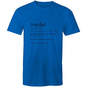 Mens T-Shirt Dog Dad 