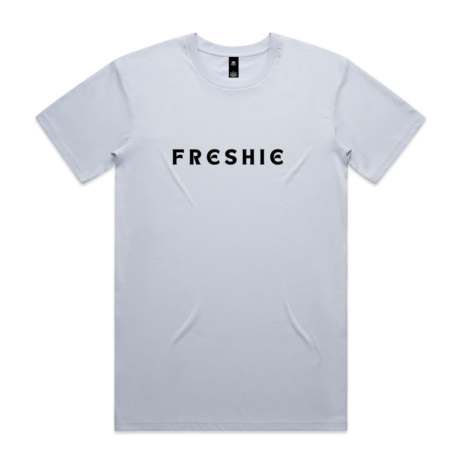 AS Colour Staple Tee Freshie custom logo black font 
