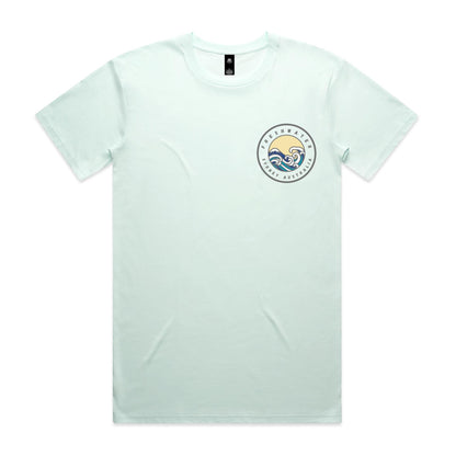 Freshwater Sydney Australia custom double logo collection Comfy Cotton Tee - Lost Manly Shop