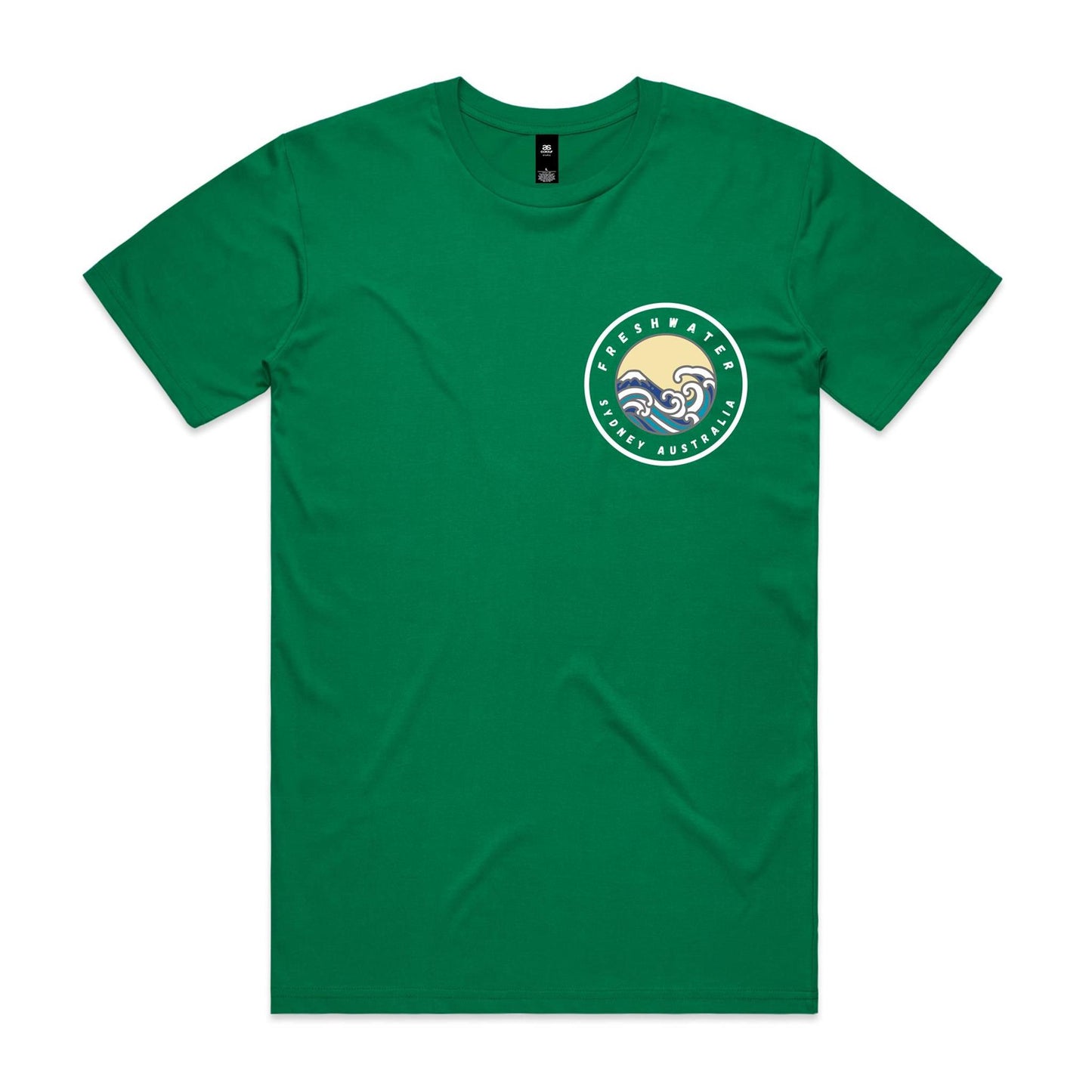 Freshwater Sydney Australia Double Logo Collection Comfy Cotton Tee - Lost Manly Shop