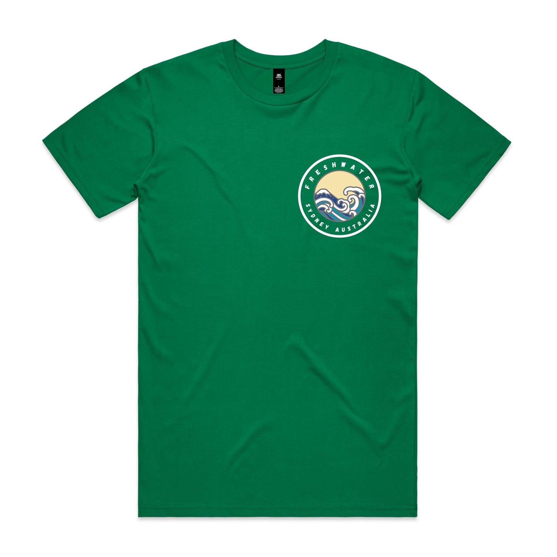 Freshwater Sydney Australia Double Logo Collection Comfy Cotton Tee - Lost Manly Shop