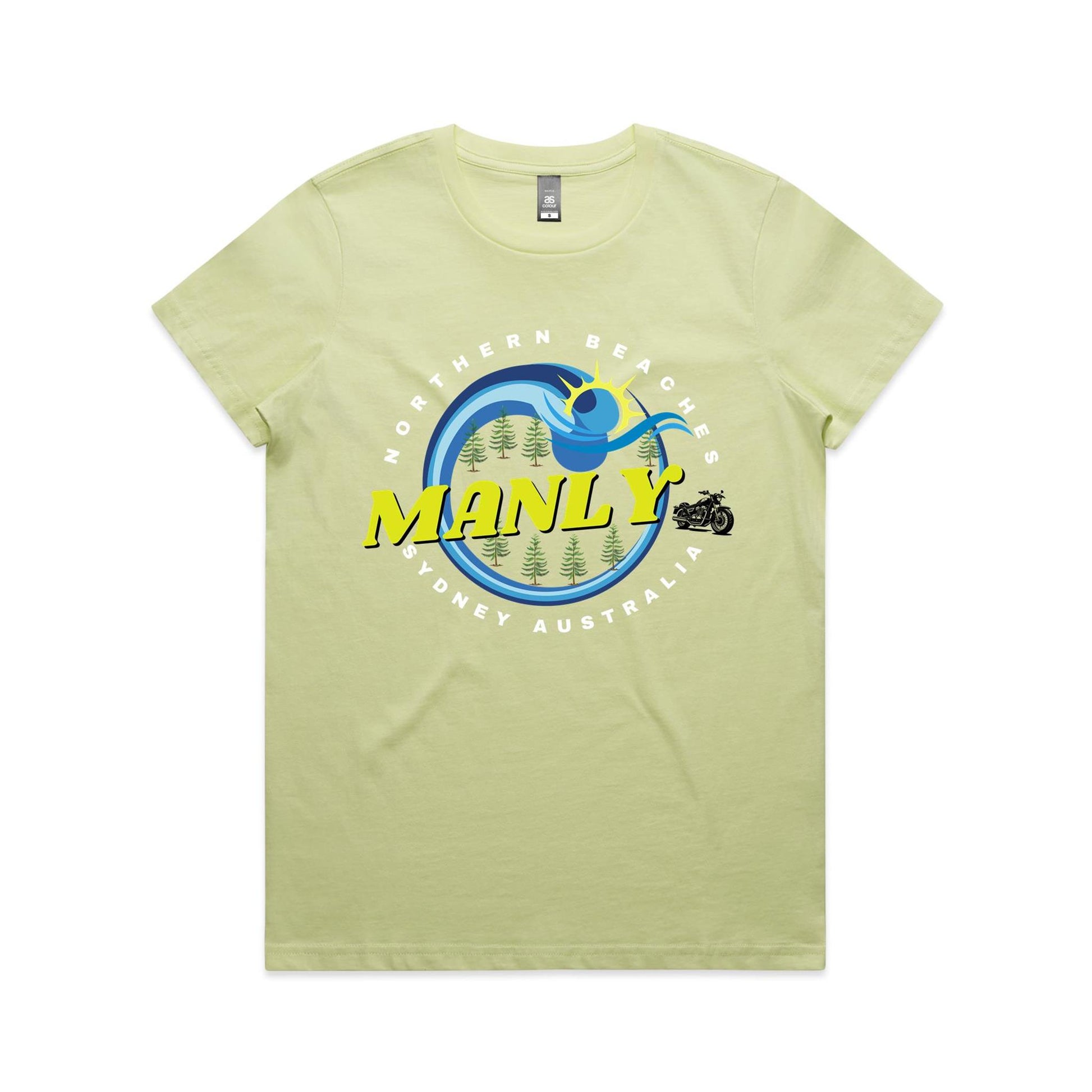Lost Manly custom logo The Manly Barry AS Colour Women's Maple Tee - Lost Manly Shop