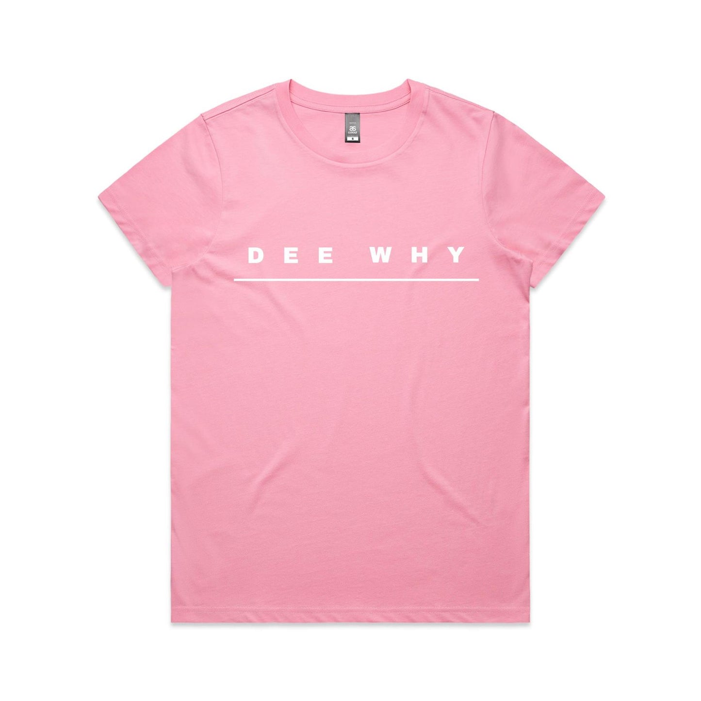 Lost Manly custom logo Dee Why edition AS Colour Women's Maple Tee - Lost Manly Shop