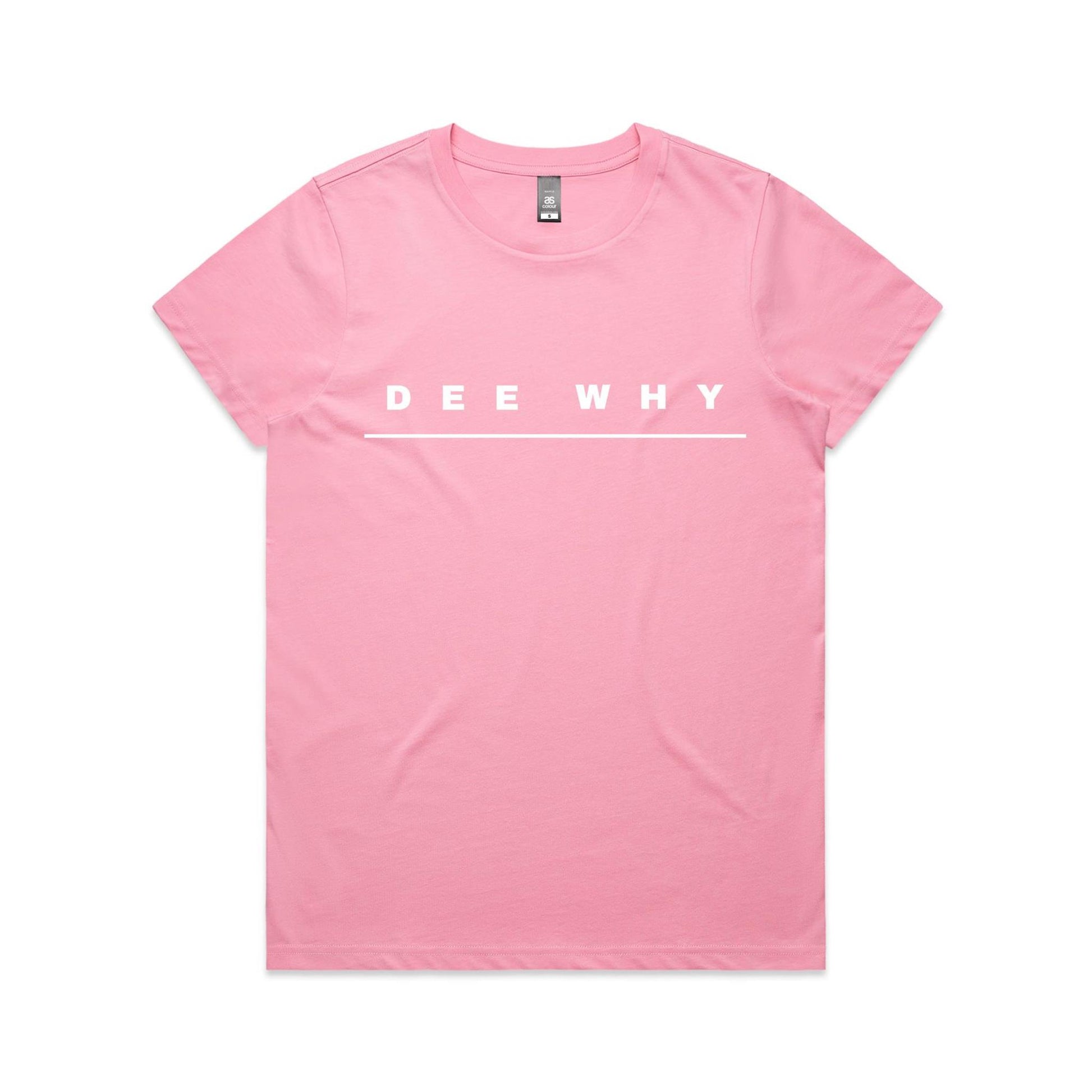 Lost Manly custom logo Dee Why edition AS Colour Women's Maple Tee - Lost Manly Shop