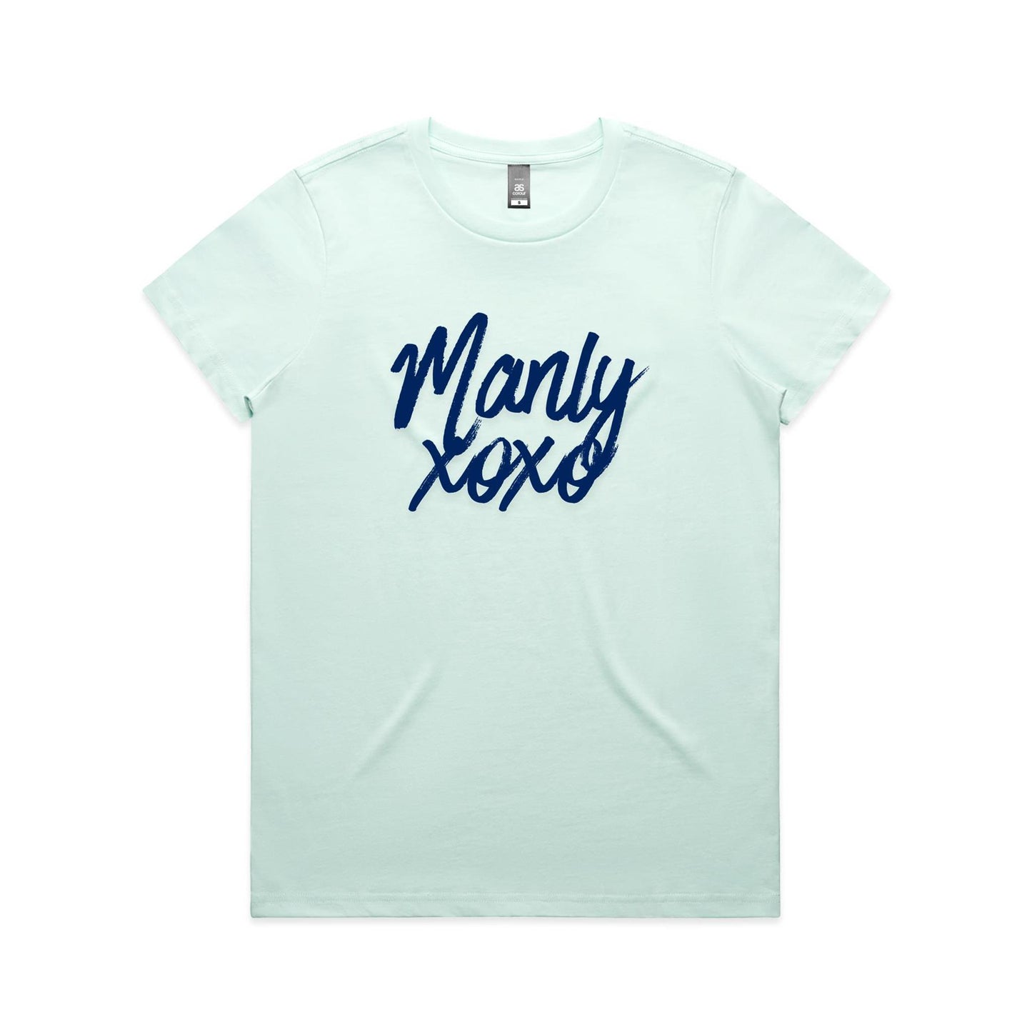 Lost Manly Custom Logo Manly xoxo Edition AS Colour Women's Maple Tee - Lost Manly Shop