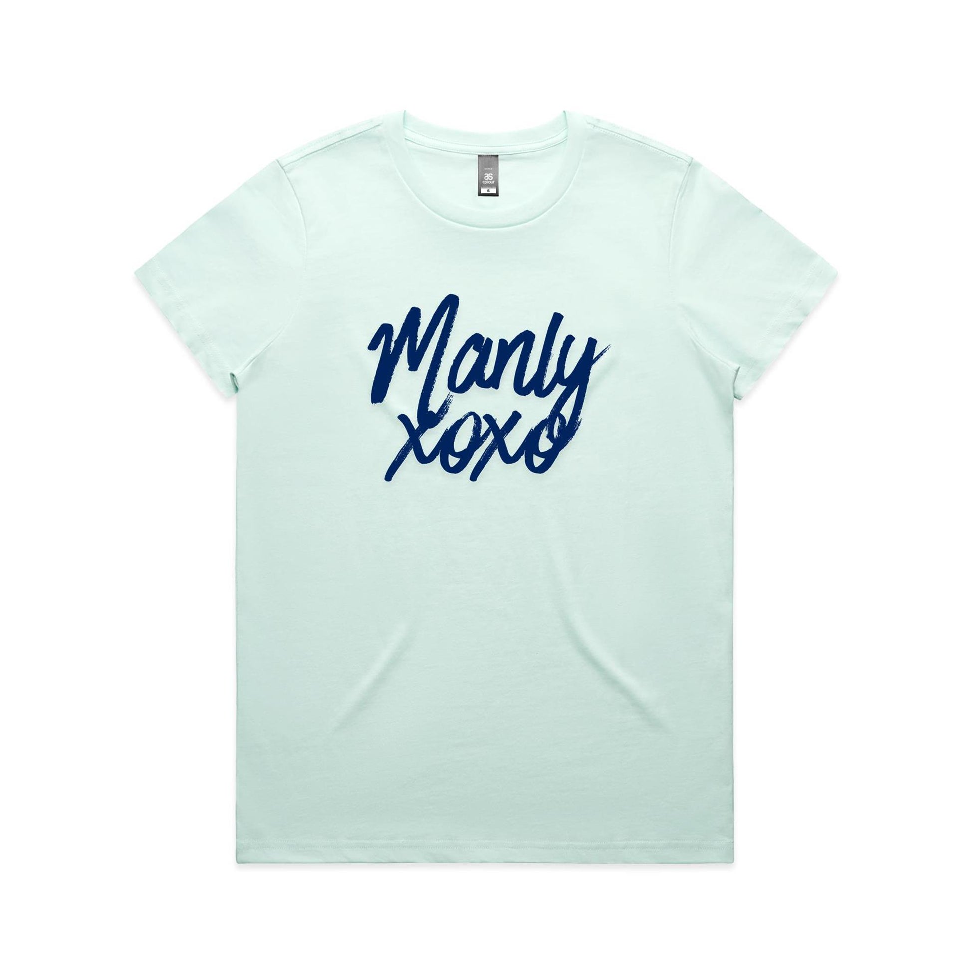 Lost Manly Custom Logo Manly xoxo Edition AS Colour Women's Maple Tee - Lost Manly Shop