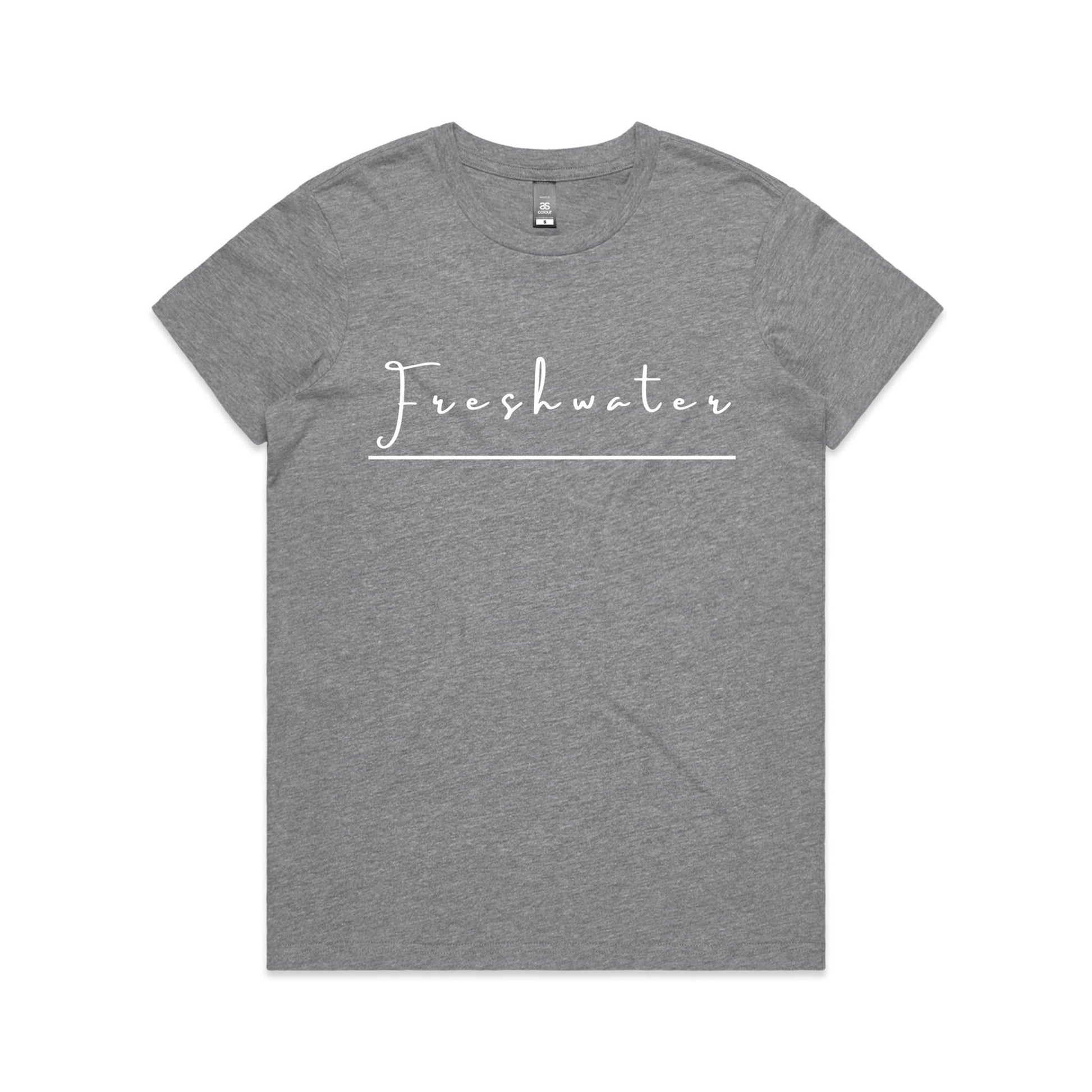 Lost Manly Custom Freshwater Beach Logo Edition AS Colour Women's Maple Tee - Lost Manly Shop
