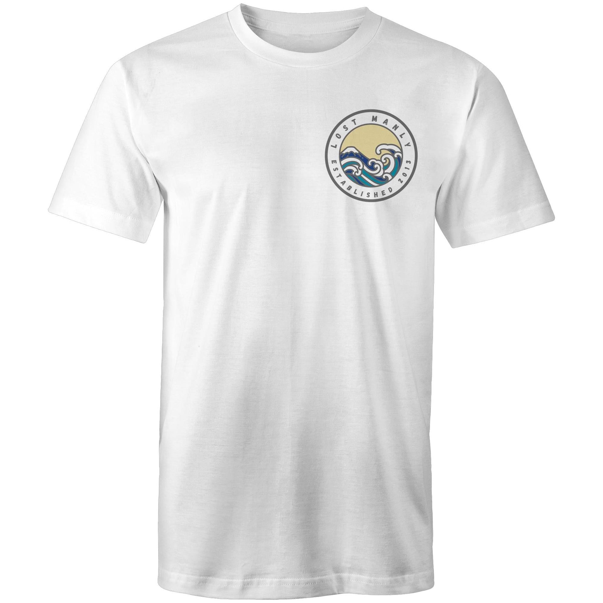 Lost Manly Northern Beaches Sydney Australia Printed Logo T-Shirt Ogo Merch