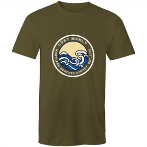 Lost Manly Northern Beaches Sydney Australia Printed Logo T-Shirt Ogo Merch