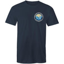 Bondi Born n Bred / Bilgola custom logos printed on AS Colour Staple - Mens T-Shirt 