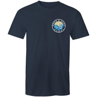 Bondi Born n Bred / Bilgola custom logos printed on AS Colour Staple - Mens T-Shirt 
