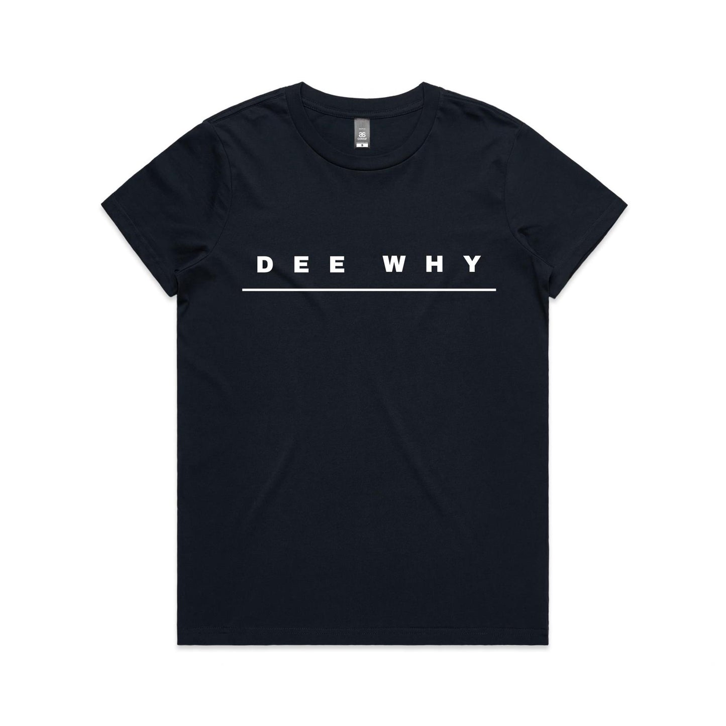 Lost Manly custom logo Dee Why edition AS Colour Women's Maple Tee - Lost Manly Shop