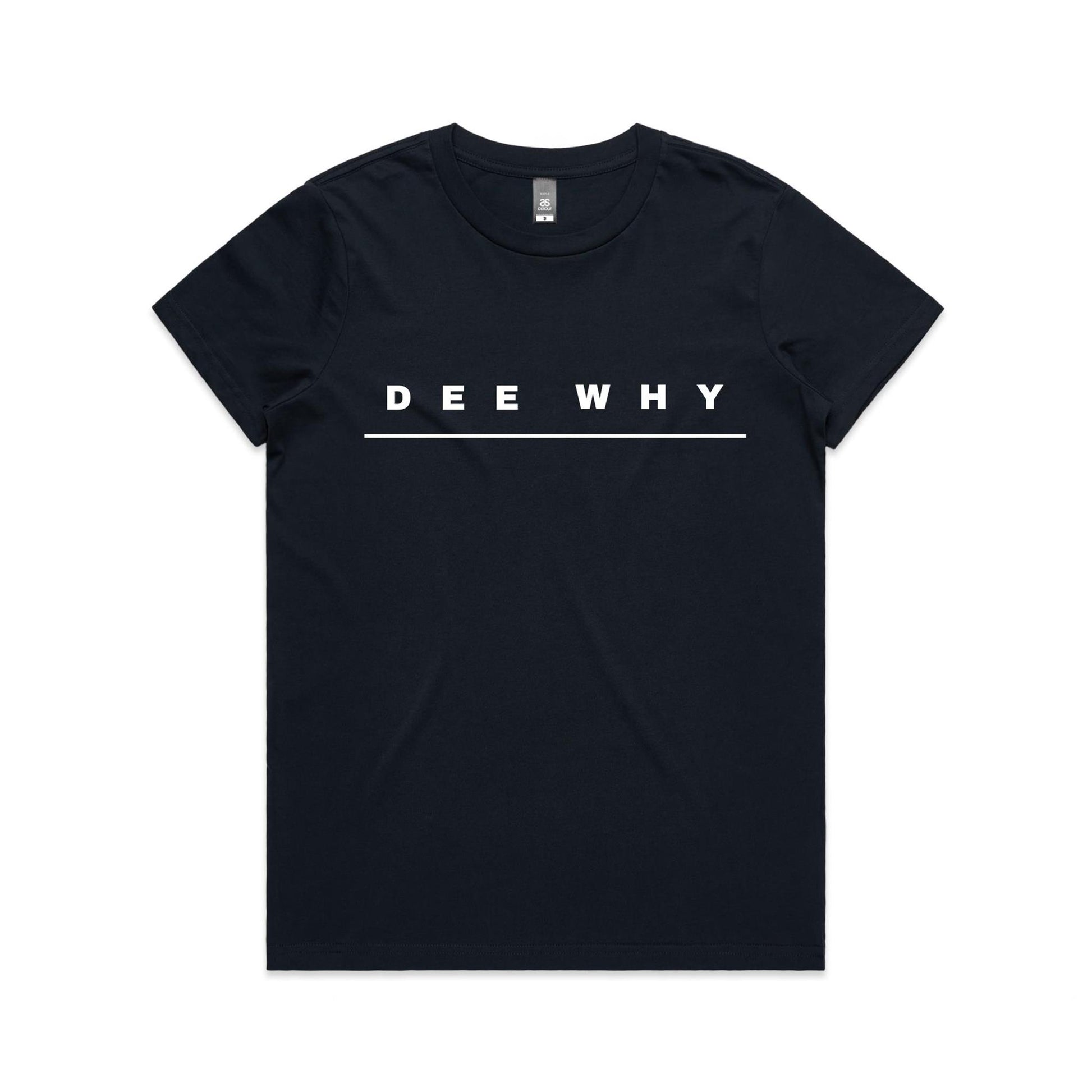 Lost Manly custom logo Dee Why edition AS Colour Women's Maple Tee - Lost Manly Shop