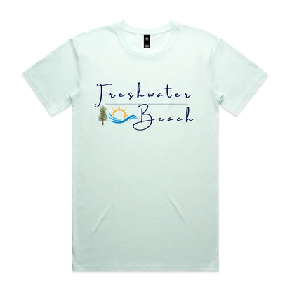 Freshwater Beach custom logo collection Comfy Cotton Tee - Lost Manly Shop