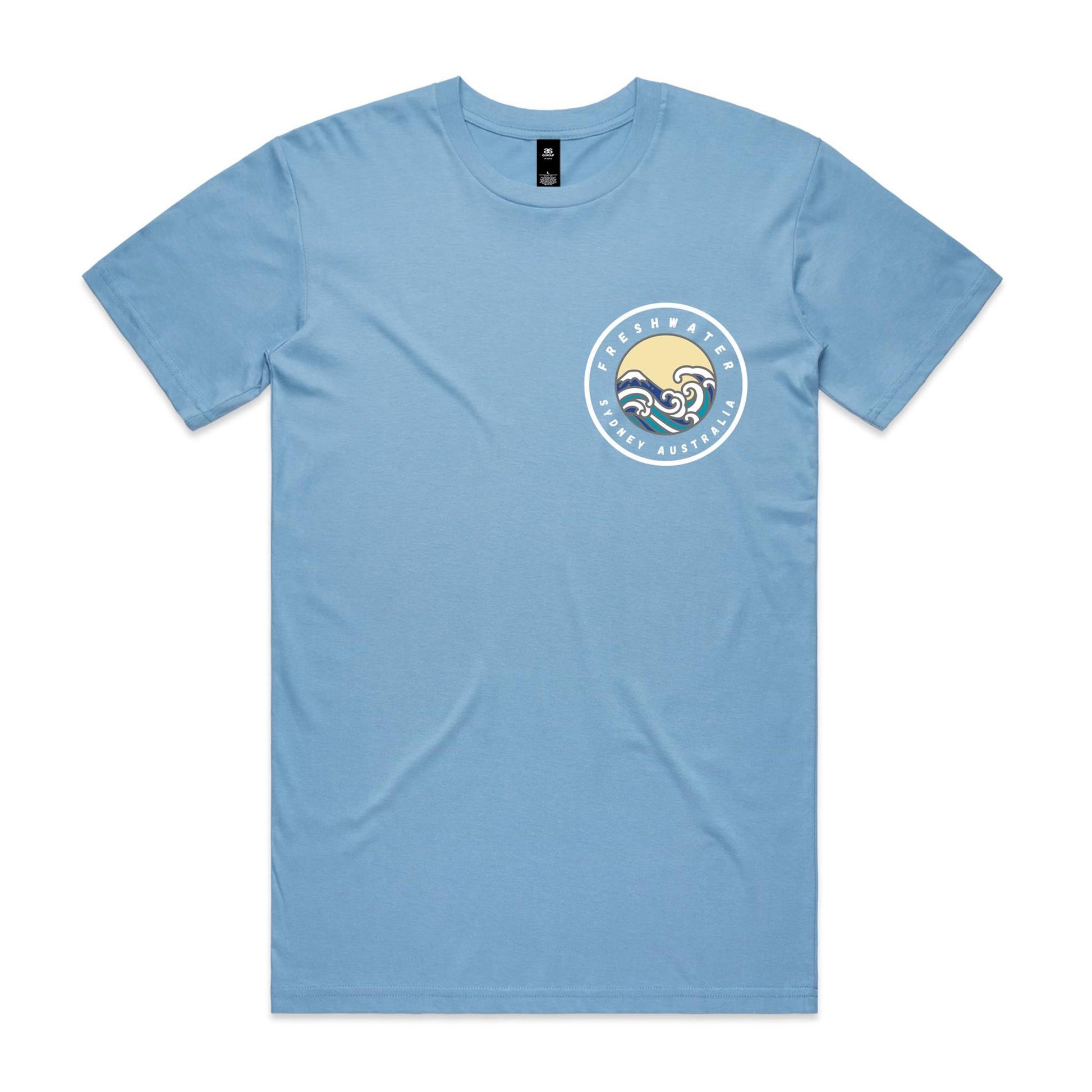 Freshwater Sydney Australia Double Logo Collection Comfy Cotton Tee - Lost Manly Shop