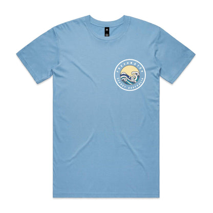 Freshwater Sydney Australia Double Logo Collection Comfy Cotton Tee - Lost Manly Shop