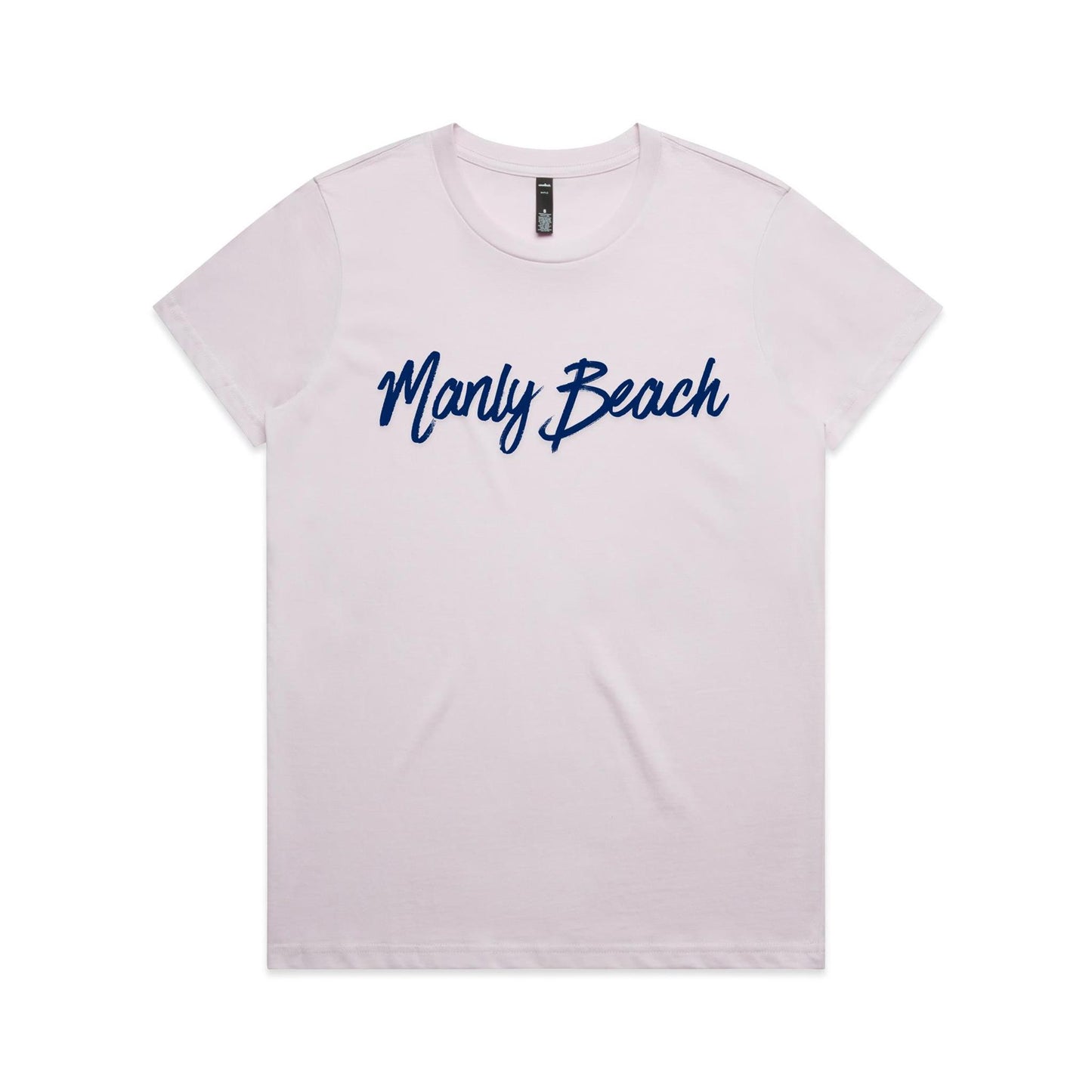 Lost Manly custom logo Manly Beach edition AS Colour Women's Maple Tee - Lost Manly Shop