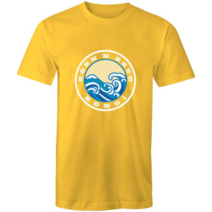 Born n Bred Bondi custom logo printed on AS Colour Staple - Mens T-Shirt 