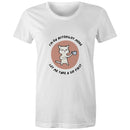 Maple Tee Need Coffee Logo Print 