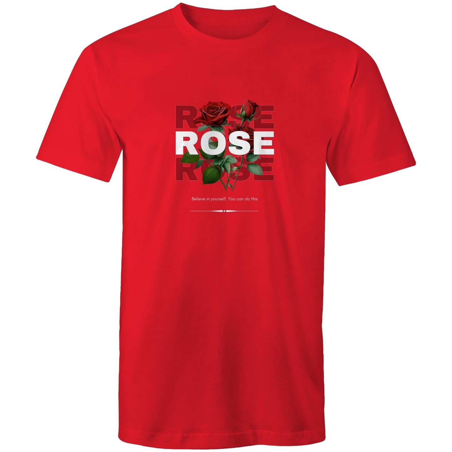 T-Shirt Rose Logo Print 