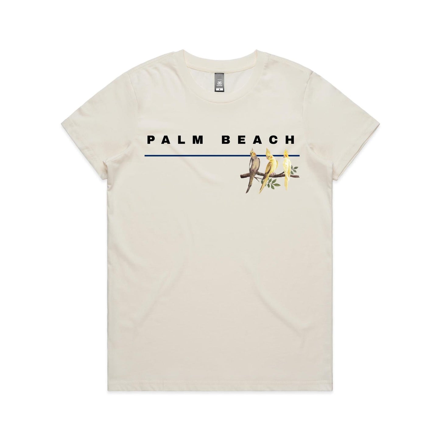 Lost Manly Custom Palm Beach Logo Edition AS Colour Women's Maple Tee - Lost Manly Shop