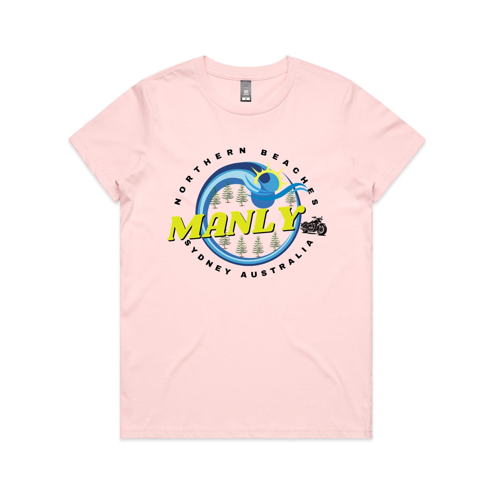 Lost Manly Custom Logo Manly Edition AS Colour Women's Maple Tee - Lost Manly Shop