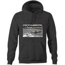 Northern Beaches Vintage Graphic Pocket Hoodie Sweatshirt 
