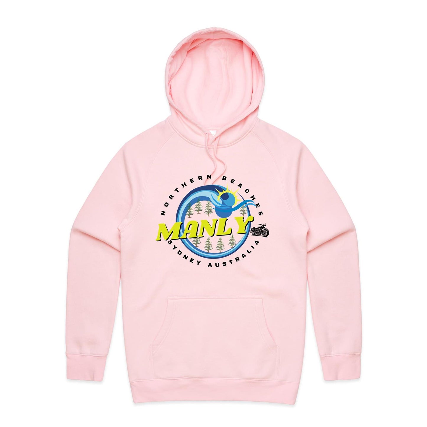 Lost Manly custom logo The Manly Barry AS Colour - Supply Hood - Lost Manly Shop