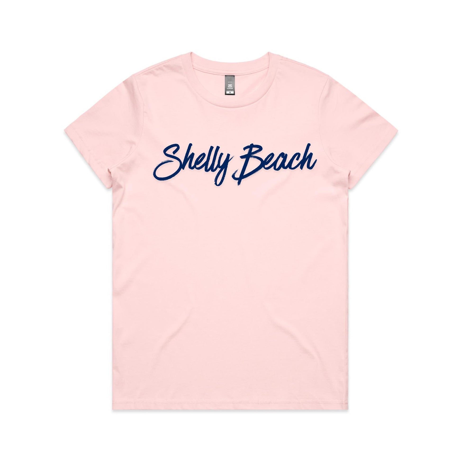Lost Manly Custom Shelly Beach Logo Edition AS Colour Women's Maple Tee - Lost Manly Shop