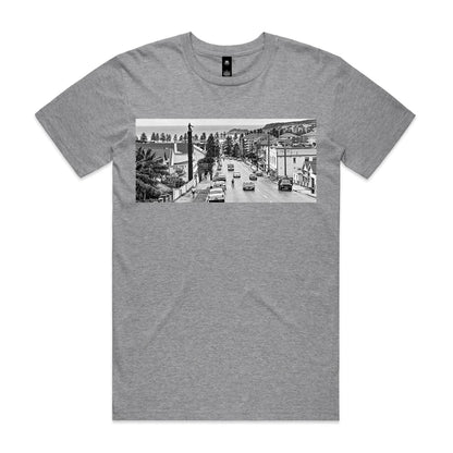 Vintage Manly Tyre Man Cotton T-Shirt | Northern Beaches