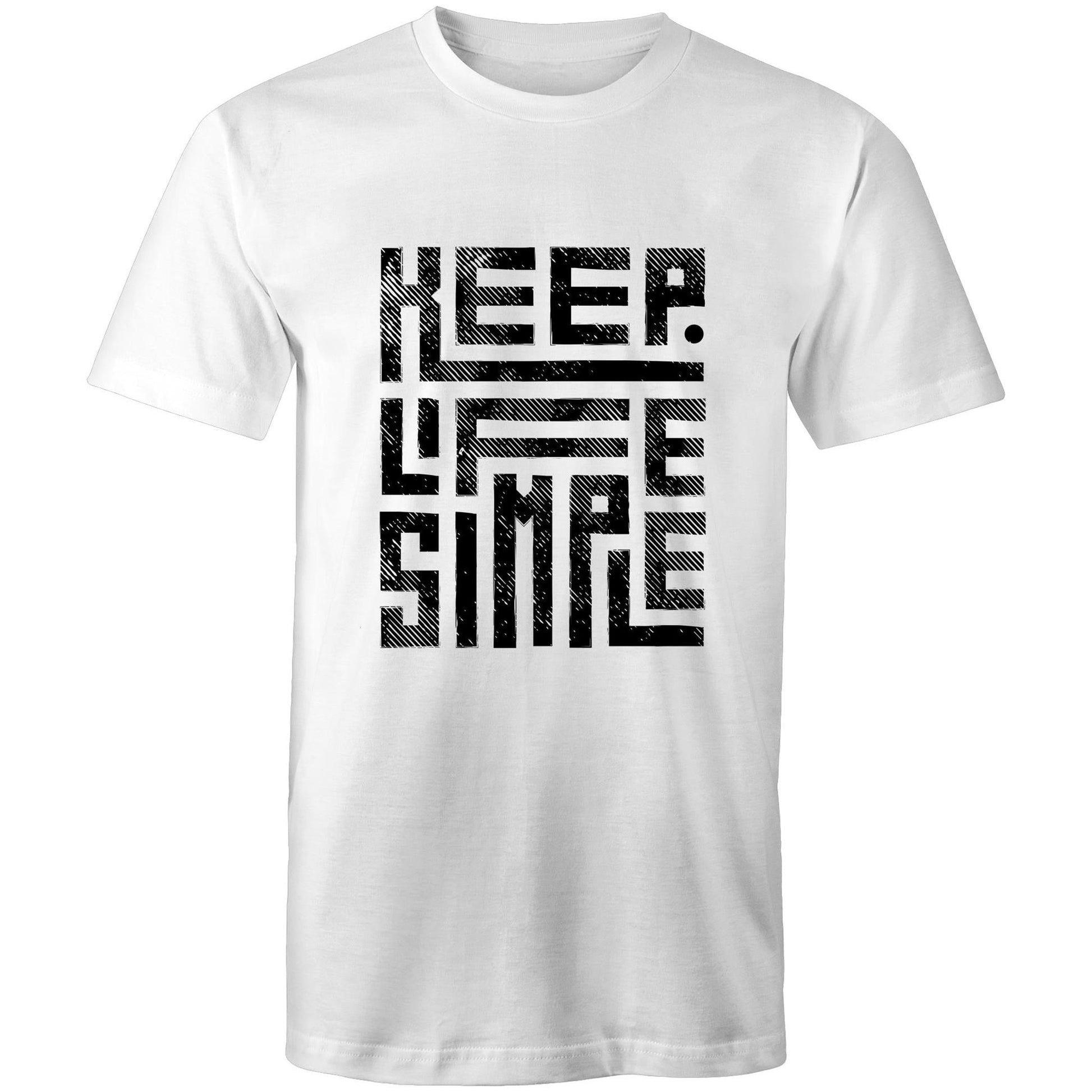 Mens T-Shirt Keep Life Simple 