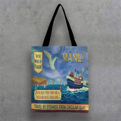 Tote Bags Manly and Sydney Harbour Coastal Art 