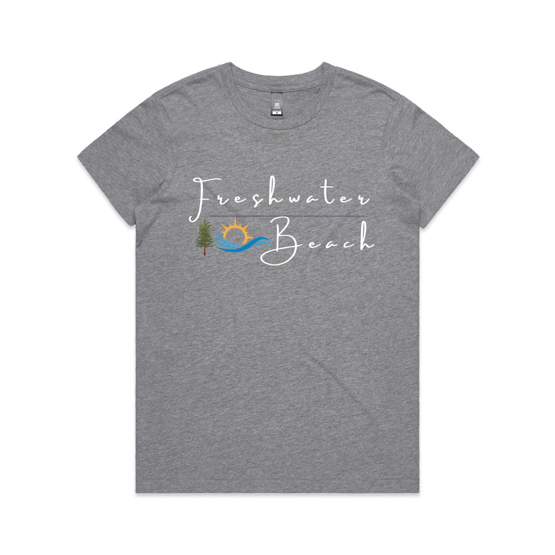 Lost Manly custom logo Freshwater Beach edition AS Colour Women's Maple Tee - Lost Manly Shop