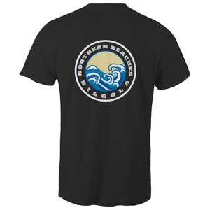 Bondi Born n Bred / Bilgola custom logos printed on AS Colour Staple - Mens T-Shirt 