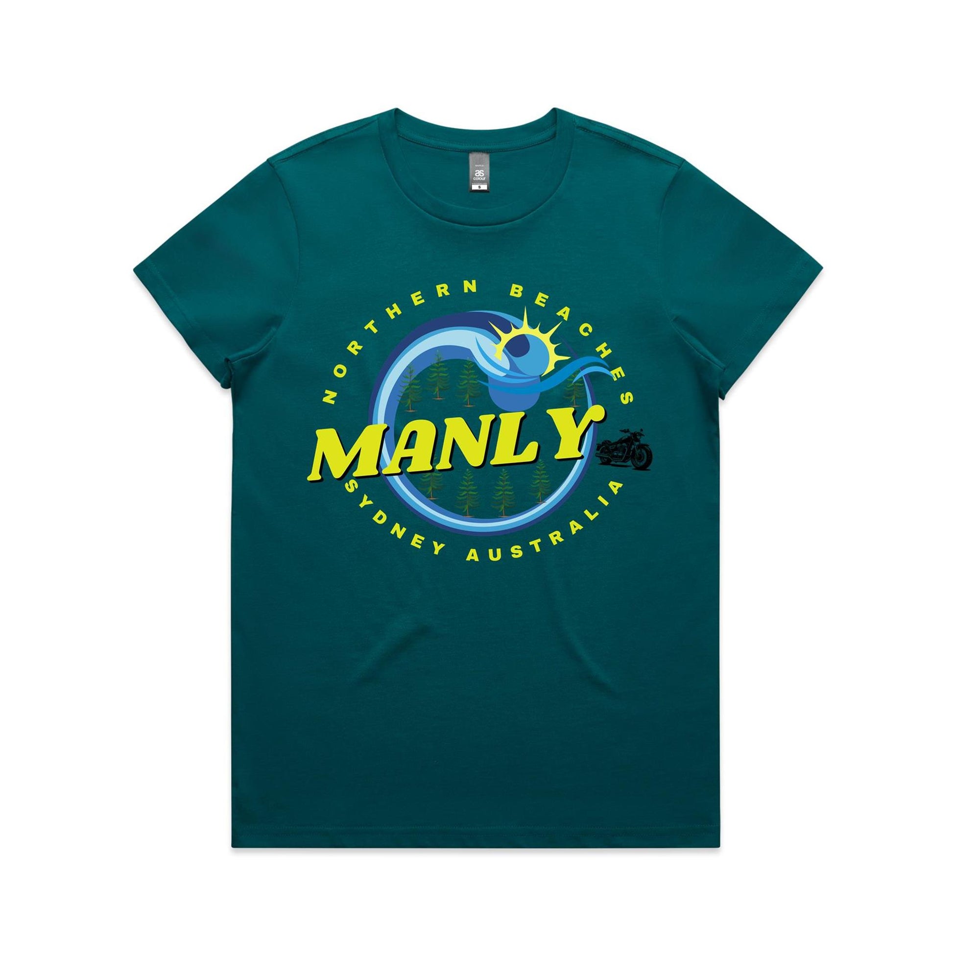 Lost Manly custom logo The Manly Barry AS Colour Women's Maple Tee - Lost Manly Shop