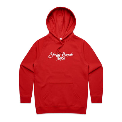 Lost Manly Woman's Hoodie Shelly Beach xoxo custom logo edition - Lost Manly Shop