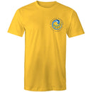 Northern Beaches Manly Australia small front grey font logo on AS Colour Cotton T-Shirt Ogo Merch