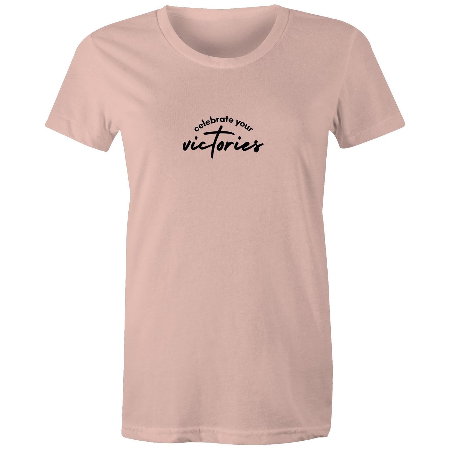 Women's Maple Tee Celebrate your Victories 