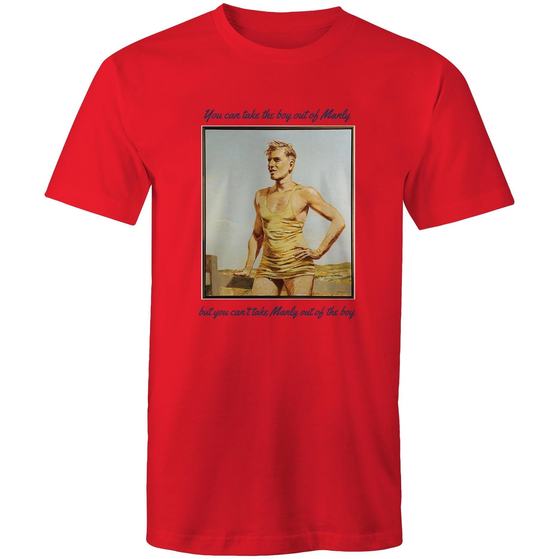 T-Shirt Vintage Print You can take me out of Manly 