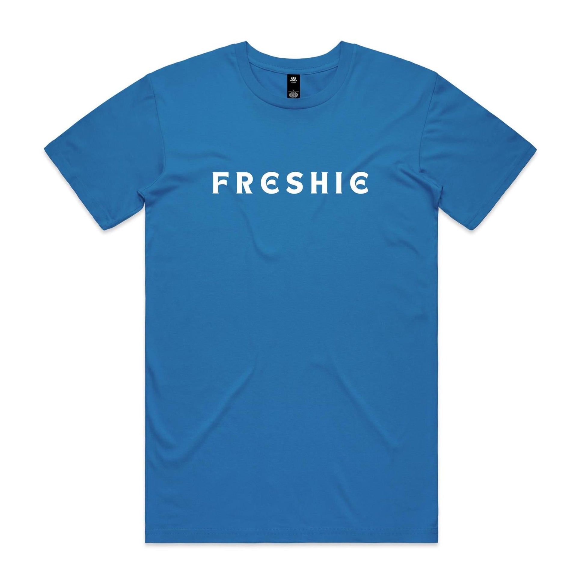 AS Colour Staple Tee Freshie custom logo white font 