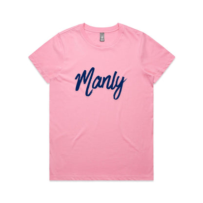 Lost Manly Custom Logo Manly Edition AS Colour Women's Maple Tee - Lost Manly Shop